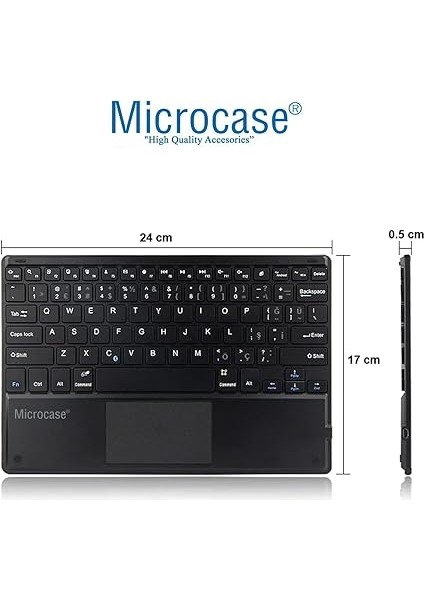Tablet ve Telefonlar Için Türkçe Q Bluetooth Touchpad Klavye ve Mouse Set - AL3560 (Beyaz) indirimleri