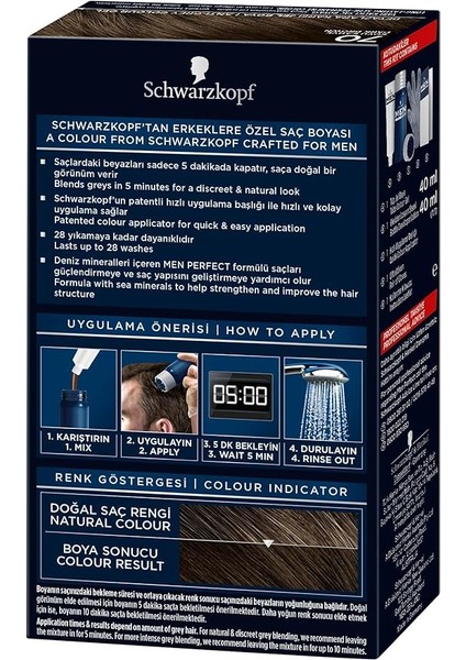 Men Perfect 70 Koyu Kahve Erkeklere Özel Saç Boyası fiyatları