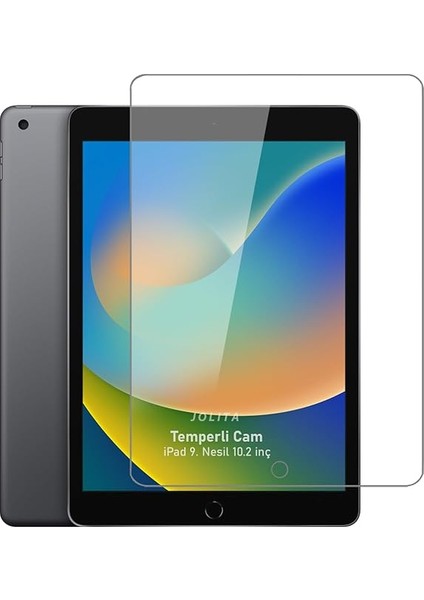 iPad 9. Nesil 10.2 Inç Uyumlu Temperli Ekran Koruyucu Kırılmaz Cam Glass 2021