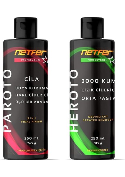 2'li Orta Pasta Cila Set - 2X250 ml