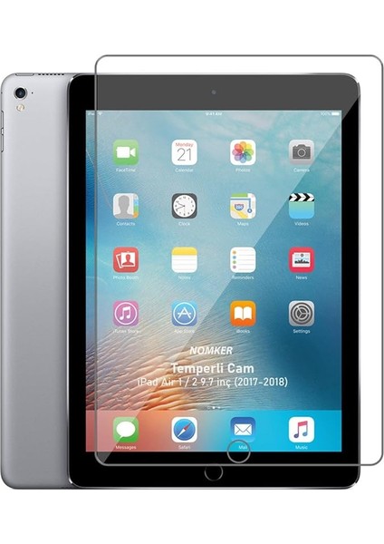 iPad Air 1-2 9.7 Inç Uyumlu Temperli Ekran Koruyucu Kırılmaz Cam Glass 2017 2018