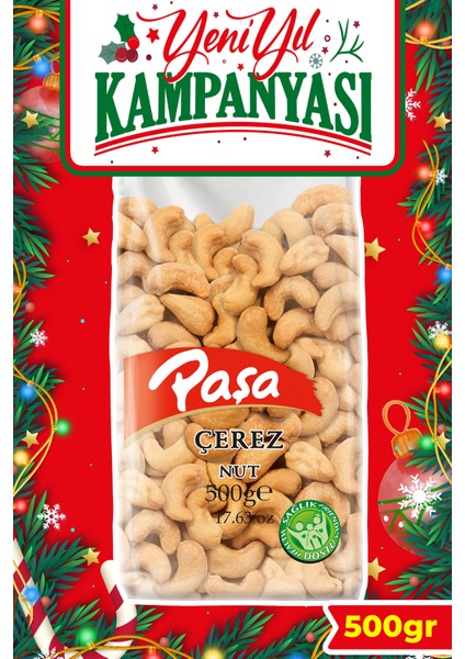 Kavrulmuş Kaju 500 gr (Tuzlu Kaju Fıstığı)