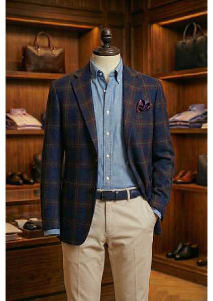 Hakiki Deri Erkek Örgü Esnek Kemer – 3,5cm