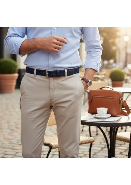 Hakiki Deri Erkek Örgü Esnek Kemer – 3,5cm indirimleri