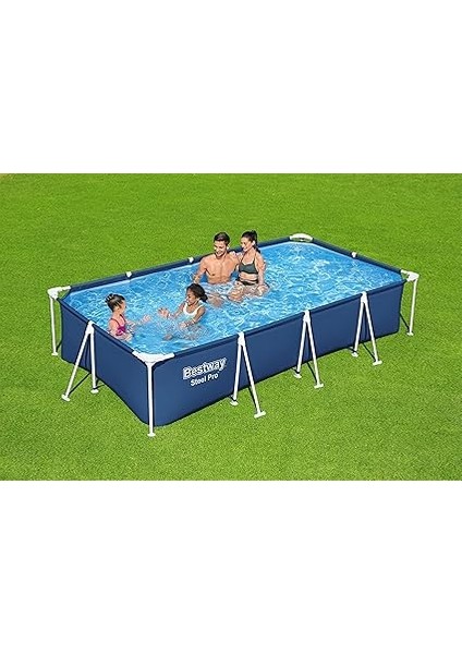 Steel Pro Dikdörtgen Yer Üstü Havuz Seti 4,00 M x 2,11 M x 81 cm fiyatları