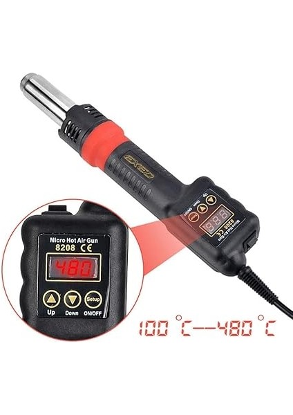 8208 Isı Ayarlı Sıcak Hava Üfleme Istasyonu Kalem Tip Bga fiyatları