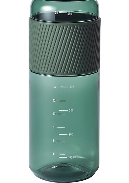 Içecek Şişesi, Bpa Içermez, Fitness, Boş Zaman ve Ofis Için Su Şişesi, Tritan, Koyu Yeşil, 680 ml indirimleri