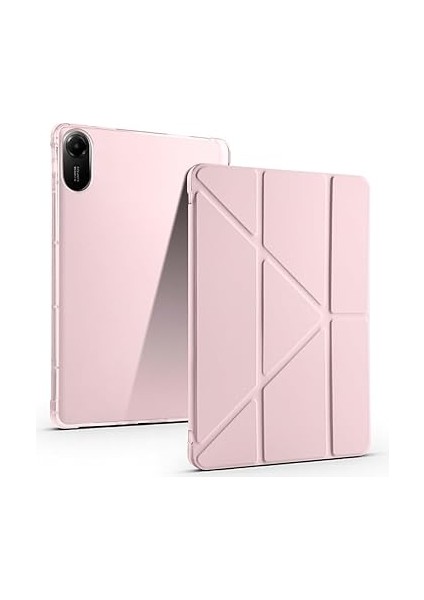 Xiaomi Redmi Pad 2 ile Uyumlu Kılıf Tri Folding Silikon Kalem Bölmeli Katlanabilir Standlı Pu Deri Yumuşak Kapak, Tablet Kılıfı [akıllı Kapak, Uyku Modlu] - Lila fiyatları