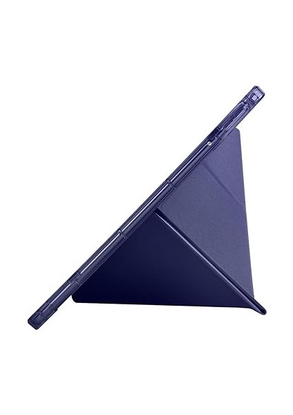 Xiaomi Redmi Pad 2 ile Uyumlu Kılıf Tri Folding Silikon Kalem Bölmeli Katlanabilir Standlı Pu Deri Yumuşak Kapak, Tablet Kılıfı [akıllı Kapak, Uyku Modlu] - Lila indirimleri