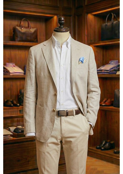 Hakiki Deri Erkek Örgü Esnek Kemer – 3,5cm