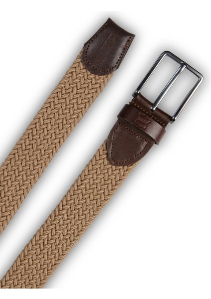 Hakiki Deri Erkek Örgü Esnek Kemer – 3,5cm fiyatları