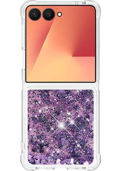 Samsung Galaxy Z Flip 7 Quicksand Sıvı Temizle Akan Sevimli İçin Telefon Kılıfı (Yurt Dışından) fiyatları