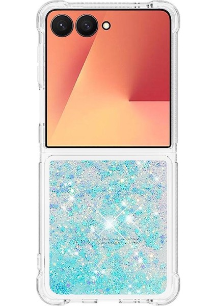 Samsung Galaxy Z Flip 7 Quicksand Sıvı Temizle Akan Sevimli İçin Telefon Kılıfı (Yurt Dışından) fiyatları