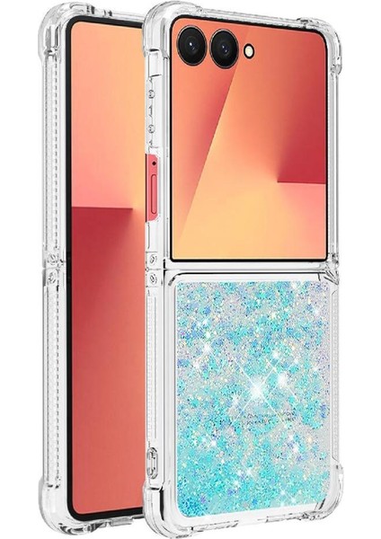 Samsung Galaxy Z Flip 7 Quicksand Sıvı Temizle Akan Sevimli İçin Telefon Kılıfı (Yurt Dışından) modelleri