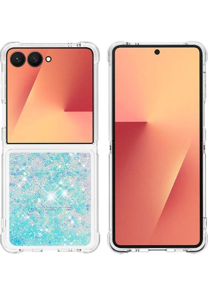 Samsung Galaxy Z Flip 7 Quicksand Sıvı Temizle Akan Sevimli İçin Telefon Kılıfı (Yurt Dışından) indirimleri