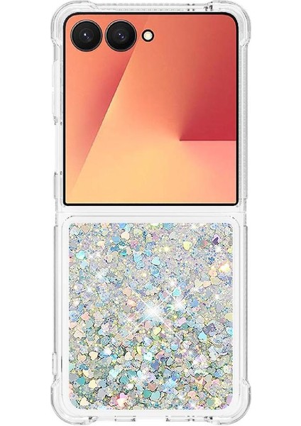 Samsung Galaxy Z Flip 7 Quicksand Sıvı Temizle Akan Sevimli İçin Telefon Kılıfı (Yurt Dışından) fiyatları