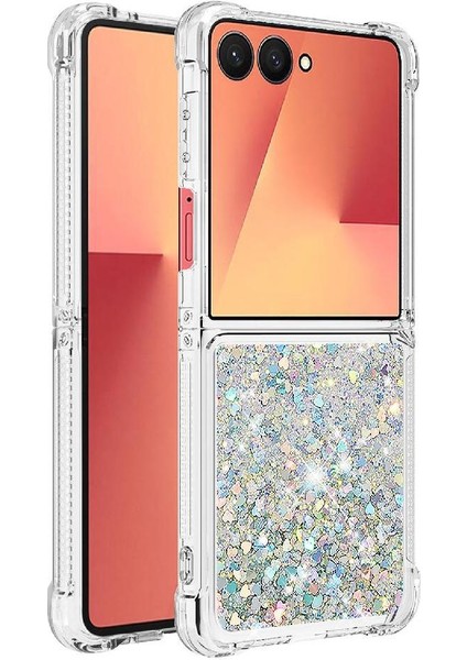 Samsung Galaxy Z Flip 7 Quicksand Sıvı Temizle Akan Sevimli İçin Telefon Kılıfı (Yurt Dışından) indirimleri