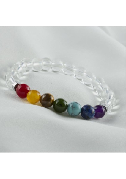 7'li Doğaltaş Çakra Bileklik