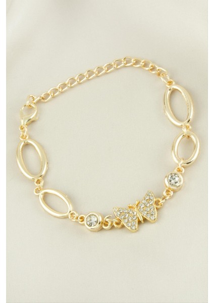 Kelebek Taşlı Trend Bileklik