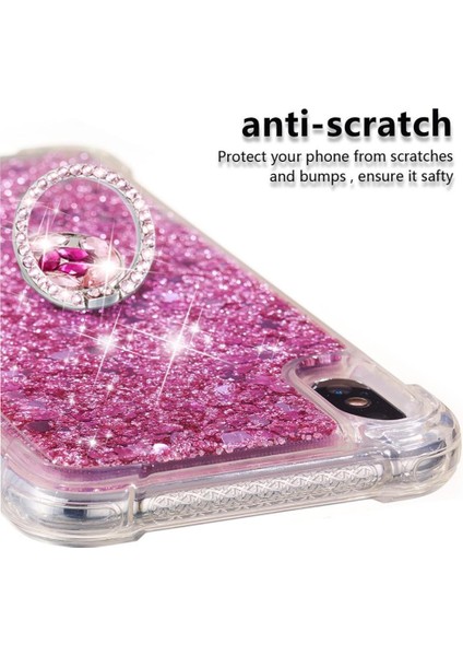 Halka Kickstand Halka Kickstand Köpüklü IPhone Xs Max İçin Telefon Kılıfı (Yurt Dışından) modelleri