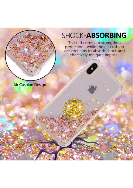 Halka Kickstand Halka Kickstand Köpüklü IPhone Xs Max İçin Telefon Kılıfı (Yurt Dışından) modelleri