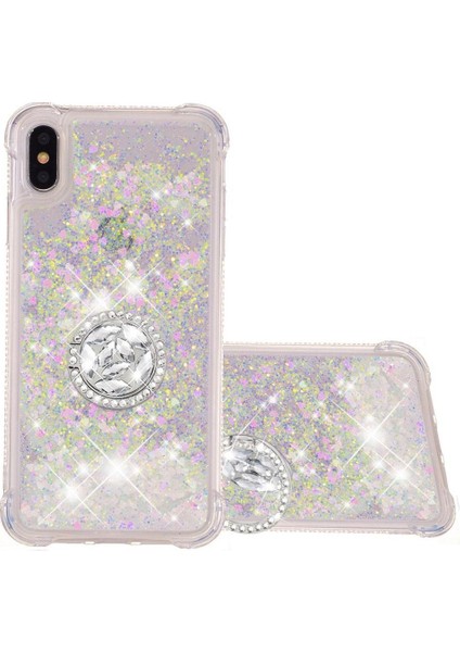 Halka Kickstand Halka Kickstand Köpüklü IPhone Xs Max İçin Telefon Kılıfı (Yurt Dışından)