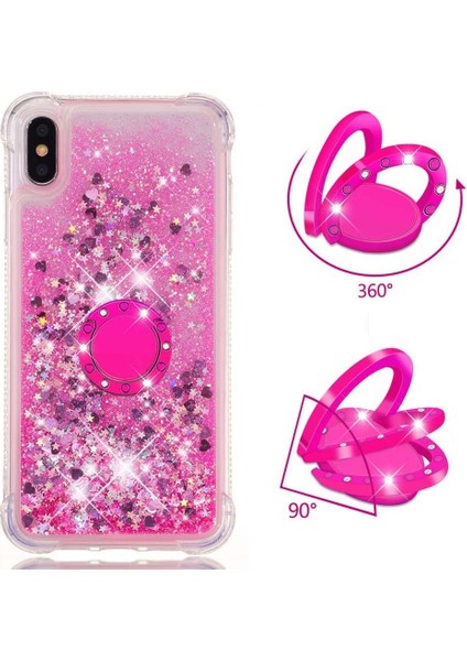 Halka Kickstand Halka Kickstand Köpüklü IPhone Xs Max İçin Telefon Kılıfı (Yurt Dışından) modelleri