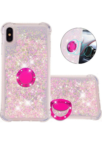 Halka Kickstand Halka Kickstand Köpüklü IPhone Xs Max İçin Telefon Kılıfı (Yurt Dışından)