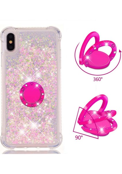 Halka Kickstand Halka Kickstand Köpüklü IPhone Xs Max İçin Telefon Kılıfı (Yurt Dışından) fırsatları