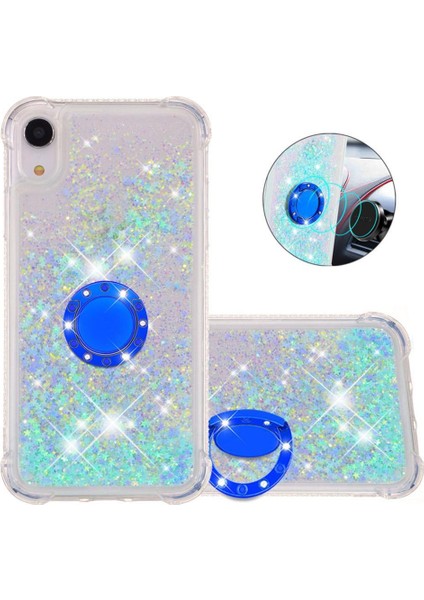 Halka Kickstand Darbeye Koruma Halkası ile IPhone Xr İçin Telefon Kılıfı (Yurt Dışından)