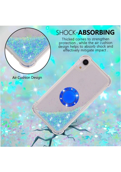 Halka Kickstand Darbeye Koruma Halkası ile IPhone Xr İçin Telefon Kılıfı (Yurt Dışından) modelleri