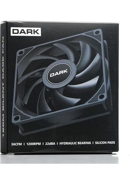 120MM 36 Cfm 1200 Rpm Siyah Kasa Fanı (DKCCF123R) fırsatları