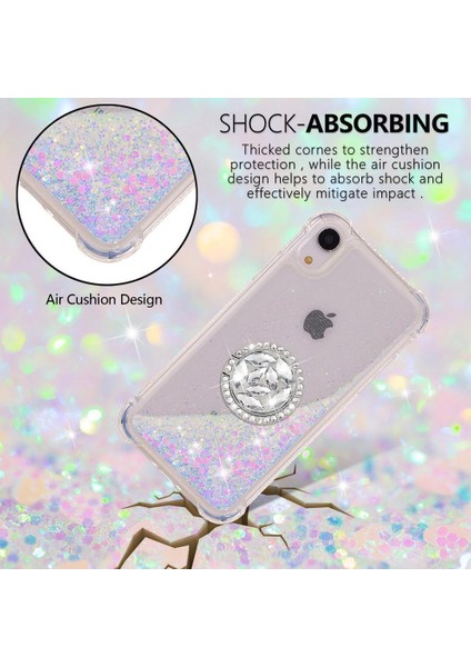 Halka Kickstand Darbeye Koruma Halkası ile IPhone Xr İçin Telefon Kılıfı (Yurt Dışından) modelleri