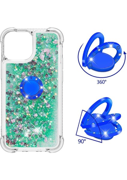 Halka Kickstand Halka Kickstand Kum ile IPhone 13 Pro Max İçin Telefon Kılıfı (Yurt Dışından) fiyatları