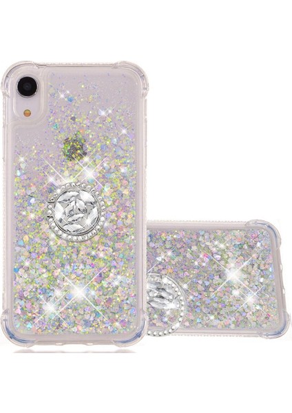 Halka Kickstand Darbeye Koruma Halkası ile IPhone Xr İçin Telefon Kılıfı (Yurt Dışından)