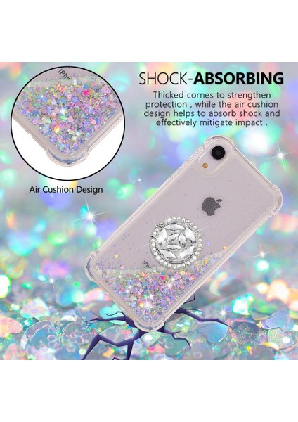 Halka Kickstand Darbeye Koruma Halkası ile IPhone Xr İçin Telefon Kılıfı (Yurt Dışından) modelleri