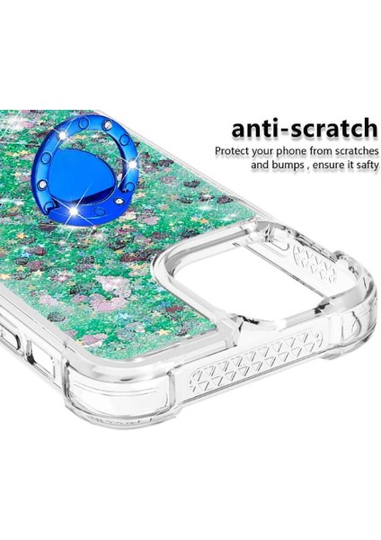 Halka Kickstand Halka Kickstand Kum ile IPhone 13 Pro Max İçin Telefon Kılıfı (Yurt Dışından) fırsatları