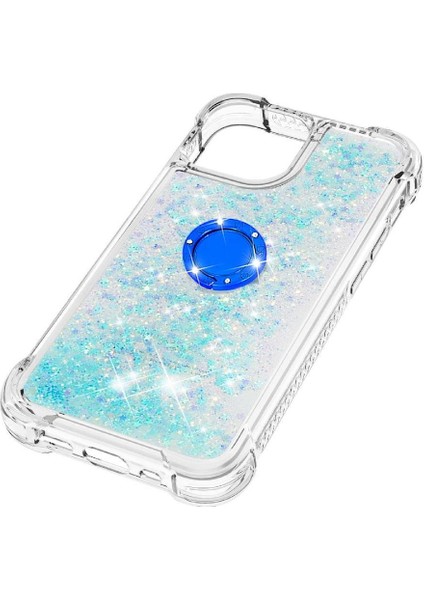 Halka Kickstand Halka Kickstand Kum ile IPhone 13 Pro Max İçin Telefon Kılıfı (Yurt Dışından)