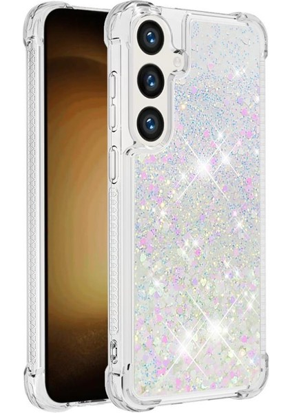 Samsung Galaxy S25 Plus Tpu Koruyucu Sıvı Temizle Akan İçin Telefon Kılıfı (Yurt Dışından)