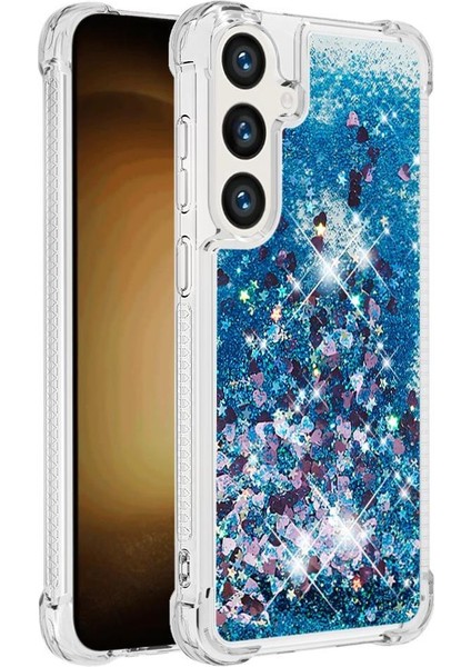 Samsung Galaxy S24 Plus Darbeye Quicksand Glitter Sevimli İçin Telefon Kılıfı (Yurt Dışından)