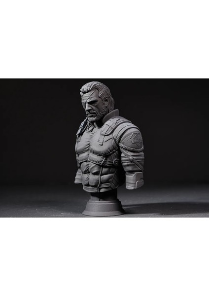 CRAFTSY3D Venom Snake Büst – 3D Baskı Dekoratif Oyun Koleksiyon Heykeli