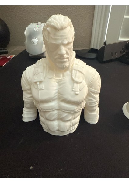 CRAFTSY3D Venom Snake Büst – 3D Baskı Dekoratif Oyun Koleksiyon Heykeli