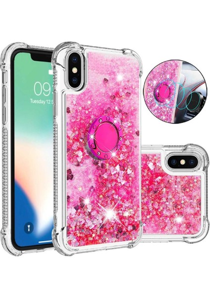 Halka Kickstand Halka Kickstand Darbeye ile IPhone X/xs İçin Telefon Kılıfı (Yurt Dışından)