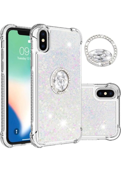 Halka Kickstand Halka Kickstand Darbeye ile IPhone X/xs İçin Telefon Kılıfı (Yurt Dışından)