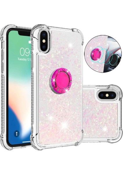 Halka Kickstand Halka Kickstand Darbeye ile IPhone X/xs İçin Telefon Kılıfı (Yurt Dışından)