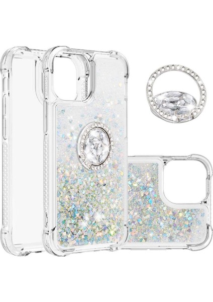 Halka Kickstand Darbeye Dayanıklı Koruma ile IPhone 13 Pro İçin Telefon Kılıfı (Yurt Dışından)