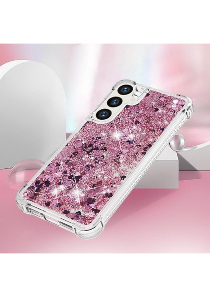 Samsung Galaxy S24 Quicksand Sıvı Temizle Akan Tpu Sevimli İçin Telefon Kılıfı (Yurt Dışından) modelleri