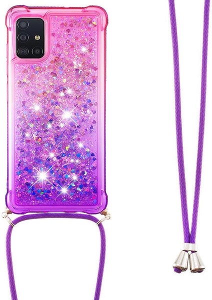 Ayrılıkçı Emniyet Klipsi ile Samsung Galaxy A71 4g İçin Quicksand Telefon Kılıfı (Yurt Dışından)