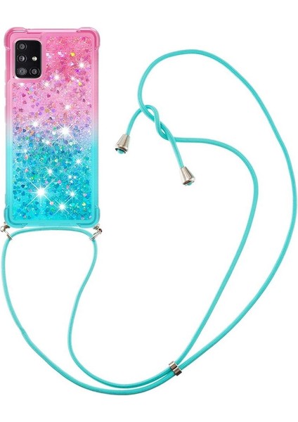 Samsung Galaxy A71 5g Degrade Renk Telefon Kılıfı İçin Quicksand Telefon Kılıfı (Yurt Dışından)