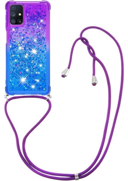 ile Samsung Galaxy M51 Degrade Renk Telefon Kılıfı İçin Quicksand Telefon Kılıfı (Yurt Dışından) fiyatları